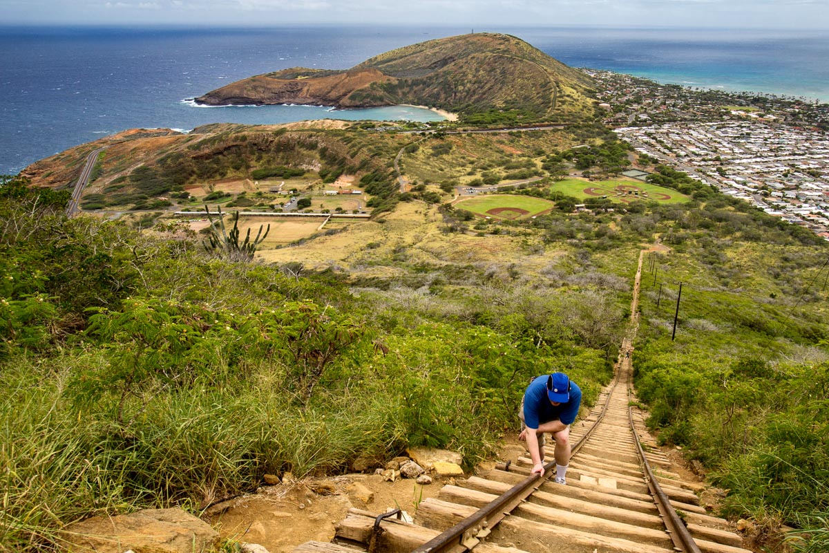 Koko Head Crater Hike on Oahu, Hawaii